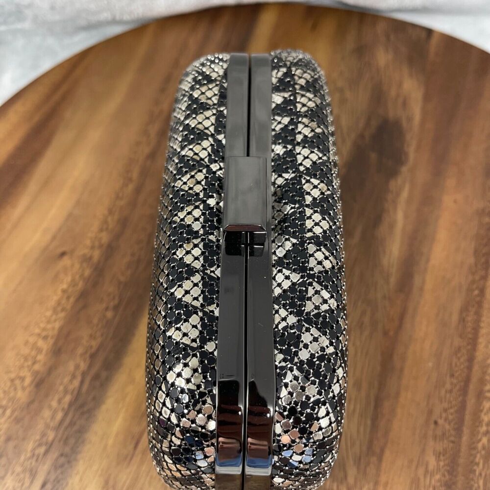 Whiting And Davis Clutch Structured Snake Chain C… - image 5